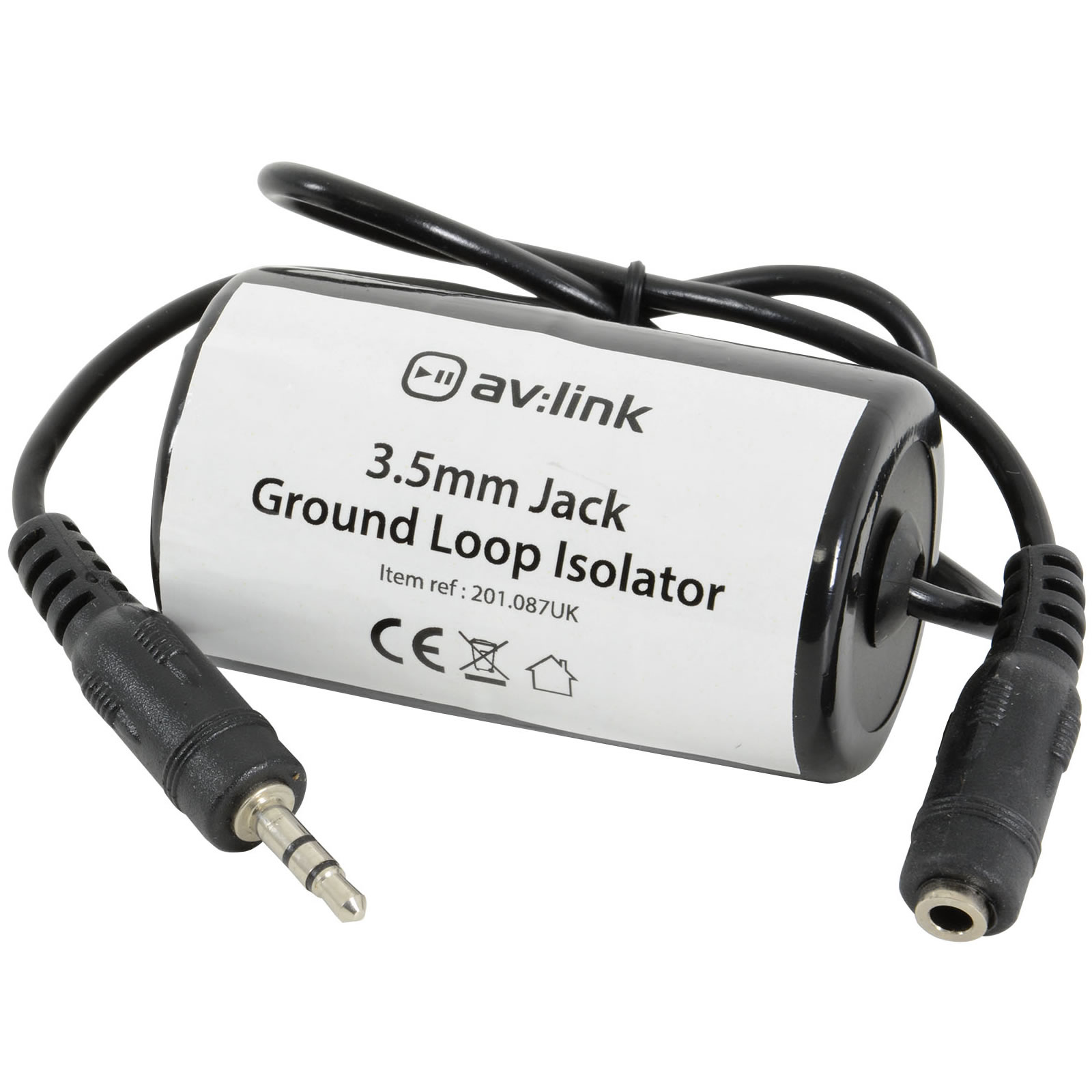 ground loop noise isolator 3.5 mm